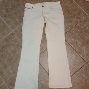 JLO Jennifer Lopez corduroy off white pants size 8-9
